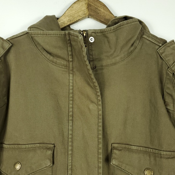 Tinsel Stitch Fix Chapleen Cargo Coat Olive Green - Picture 2 of 8